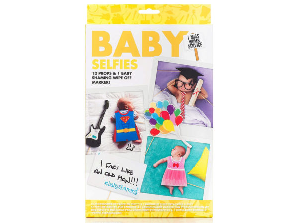 Case of 24 - npw usa baby selfie kit with props and marker