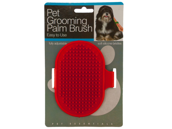Case of 12 - Pet Grooming Palm Brush