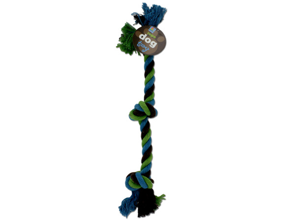 Case of 24 - Cotton Knotted Rope Dog Toy