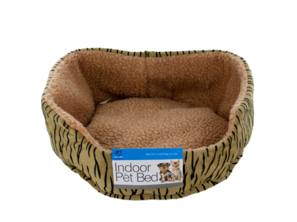 Case of 6 - Fleece Lined Indoor Pet Bed