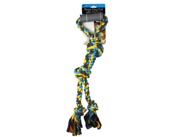 Case of 3 - Rope Dog Pull with Handle