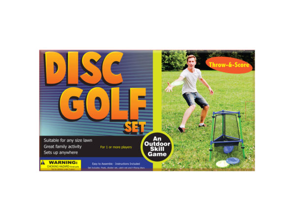 Case of 1 - Throw-&-Score Disc Golf Set