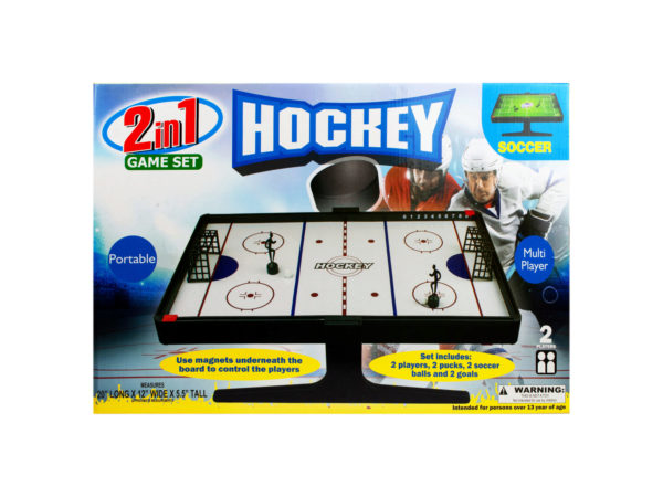 Case of 1 - 2-in-1 Soccer and Hockey Magnetic Game Set