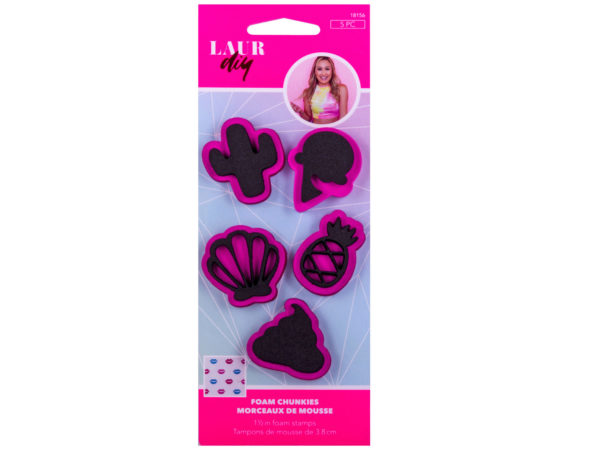 Case of 24 - foam chunkies artistic stamps