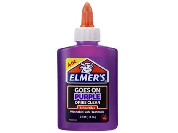 Case of 30 - 4oz Elmer's Disappearing Purple Liquid Glue Bottle