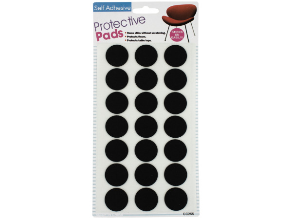 Case of 24 - Self-Adhesive Protective Furniture Pads