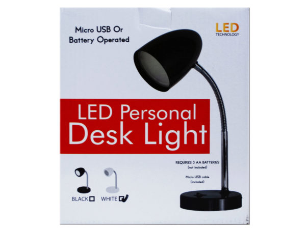 Case of 2 - LED Personal Desk Lamp