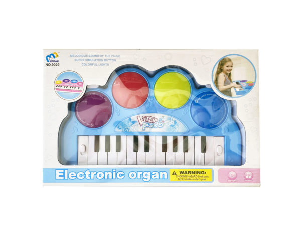 Case of 2 - Battery Operated Light-Up Keyboard (Blue)