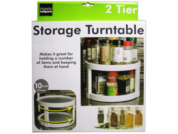 Case of 2 - Storage Turntable