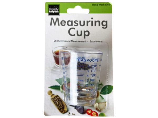 Case of 12 - Measuring Shot Glass with 26 Increments