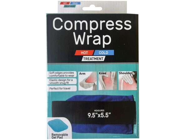 Case of 2 - Hot and Cold Gel Compress Wrap
