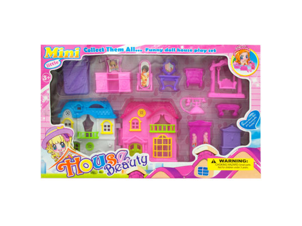 Case of 4 - Mini Dream House Play Set