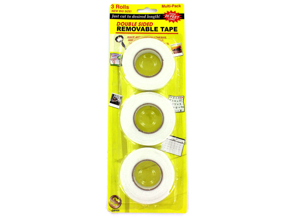 Case of 24 - Double-Sided Removable Tape