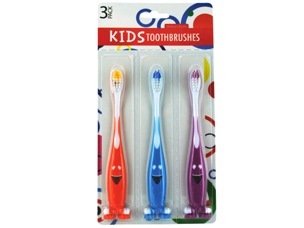 Case of 12 - Fun Kids Toothbrush Set