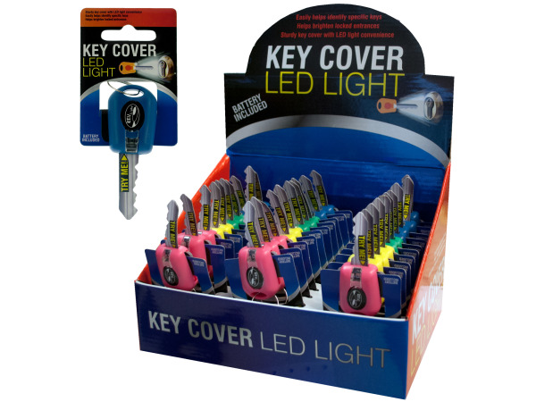 Case of 30 - Key Cover LED Light Countertop Display