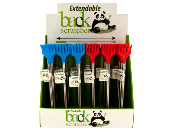 Case of 24 - Extendable Back Scratcher Countertop Display