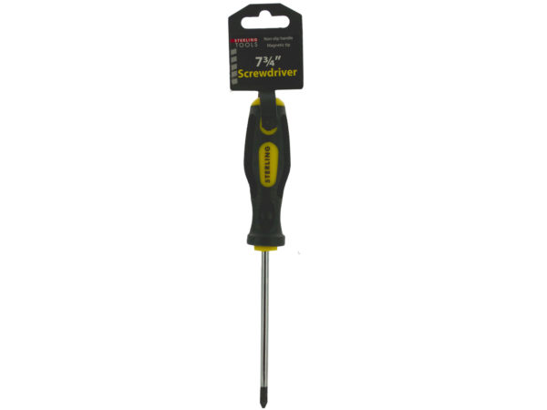 Case of 16 - Magnetic Tip Screwdriver with Non-Slip Handle