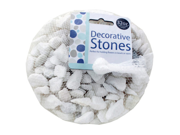 Case of 12 - Decorative White Stones