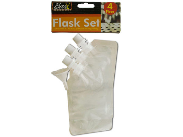 Case of 24 - Flask Set with Funnel