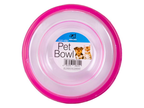 Case of 12 - Non-Spill Pet Bowl