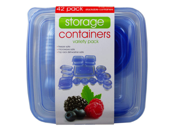 Case of 2 - 42 Piece Food Storage Set