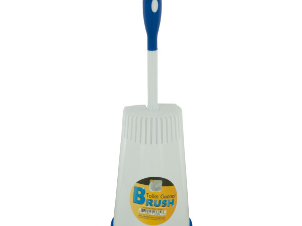 Case of 6 - Toilet Cleaner Brush in Caddy