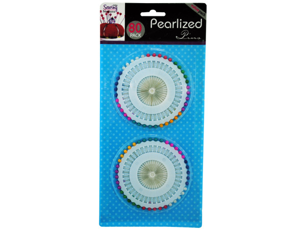 Case of 24 - Pearlized Straight Pins