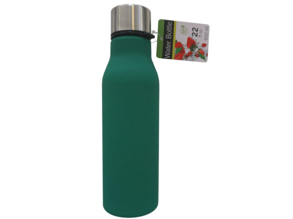 Case of 8 - 22 oz. Solid Color Water Bottle