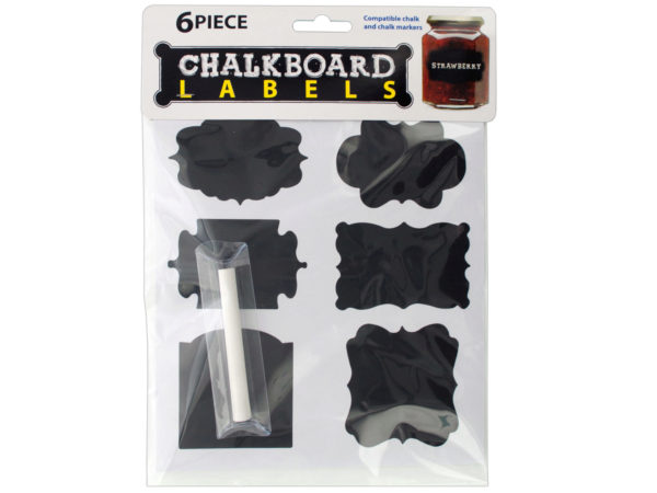 Case of 20 - Self-Adhesive Chalkboard Labels