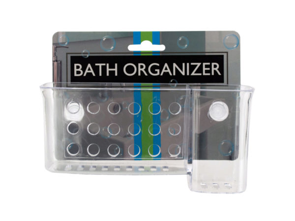 Case of 12 - Bath Organizer with Suction Cups