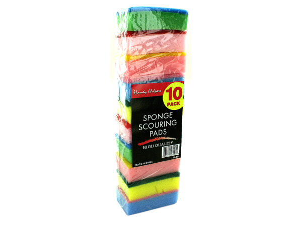 Case of 24 - Sponge Scouring Pads Set