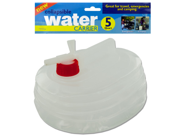 Case of 6 - 5 qt. Collapsible Water Carrier