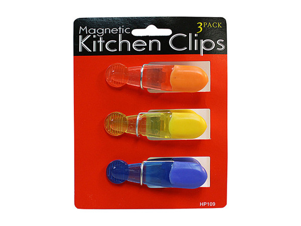 Case of 12 - Magnetic Kitchen Clips