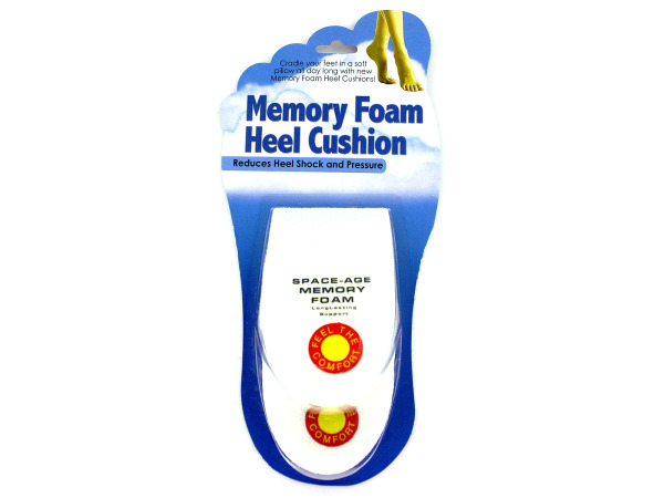 Case of 24 - Memory Foam Heel Cushions