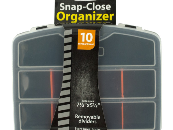 Case of 12 - Snap-Close Tool Organizer Case