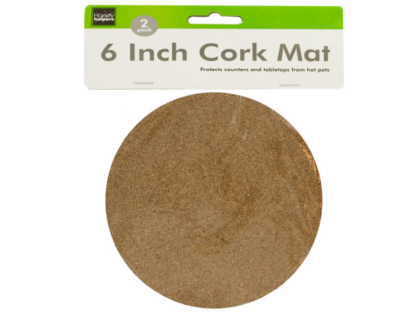 Case of 24 - Medium Cork Mat Set