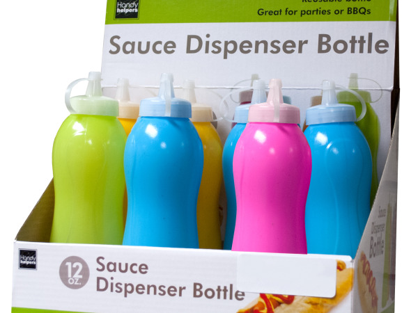 Case of 12 - Sauce Squeeze Bottle Countertop Display