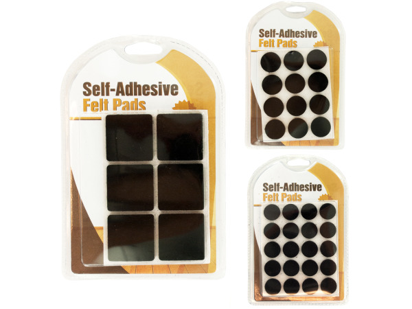 Case of 24 - Self-Adhesive Felt Floor Protector Pads