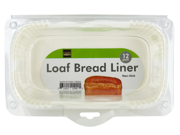 Case of 12 - Non-Stick Loaf Bread Baking Liners