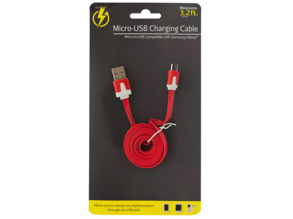 Case of 20 - 3.2' Micro-USB Charge & Sync Cable