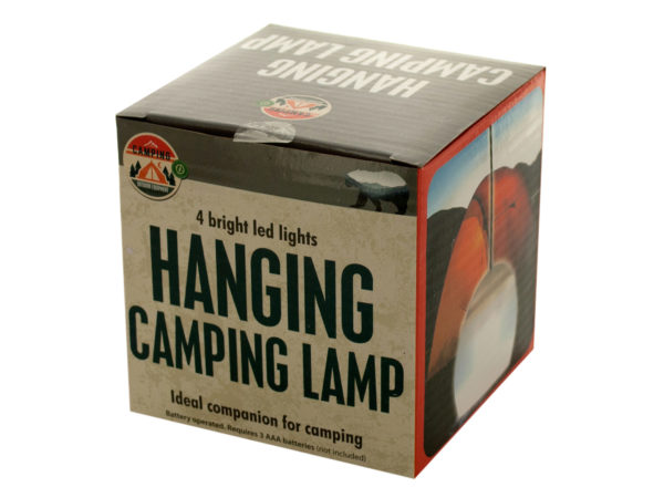 Case of 6 - LED Hanging Camping Lamp