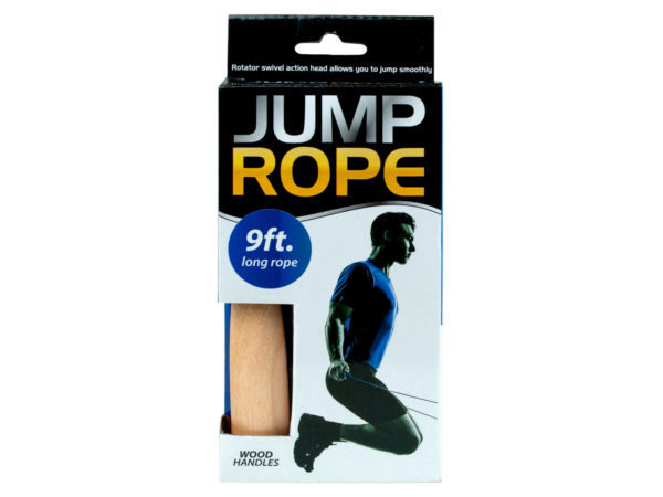 Case of 6 - Wood Handle Jump Rope