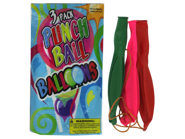 Case of 24 - Punch Ball Balloons