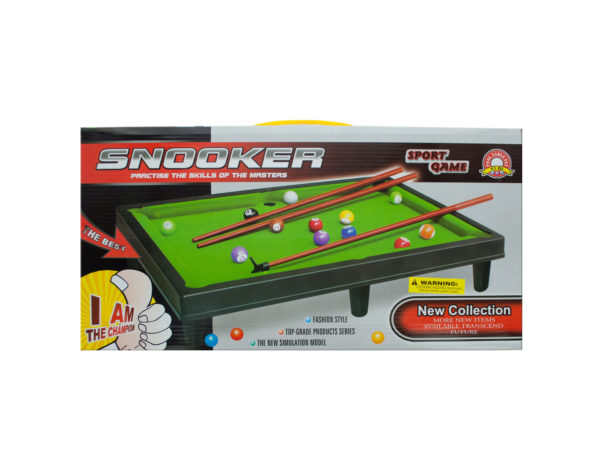 Case of 2 - Tabletop Pool Table Game Set