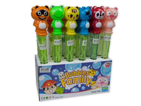Case of 24 - Bubbles Family Wand in Countertop Display