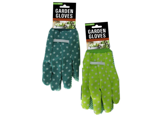 Case of 12 - Gardening Gloves with Grip Dots