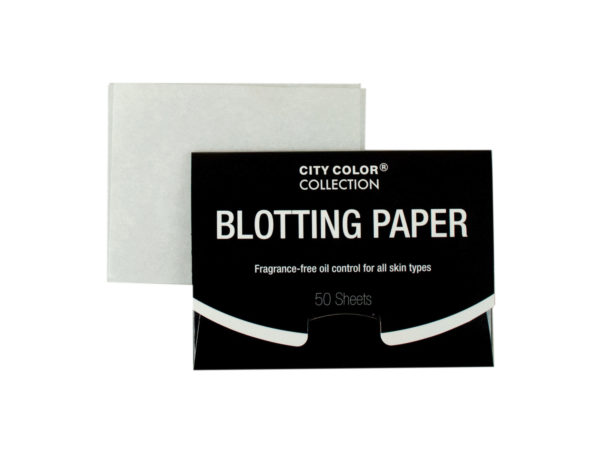 Case of 24 - fragrance free blotting paper in countertop display