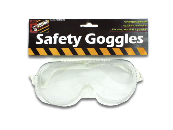 Case of 24 - Safety Goggles