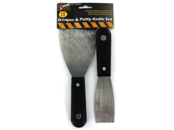 Case of 24 - Scraper & Putty Knife Set