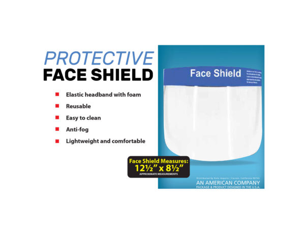 Case of 10 - Face Shield